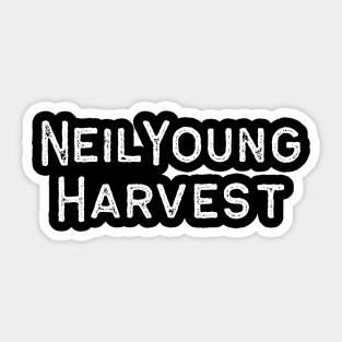 Neil Young Harvest Sticker